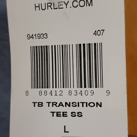 Hurley Graphic TB Transition Crew Neck Short Sleeve Sz L T-shirt - Picture 5 of 10
